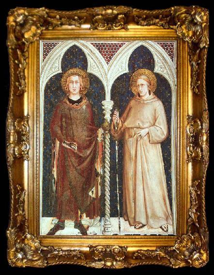 framed  Simone Martini St.Louis of France and St.Louis of Toulouse, ta009-2